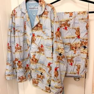 PJ Salvage cowboy pajama set